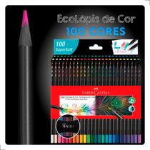 Caixa Lapis de Cor 100 Cores Original Faber Castell Supersoft