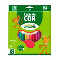 Caixa Lápis De Cor 24 cores - Ecológico Leo&Leo