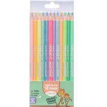 Caixa Lápis De Cor Pastel Trend Com 12 Unidades LeoLeo REF 72110