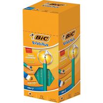 Caixa Lápis Preto Sextavado Bic Evolution 2HB - 72 Unidade