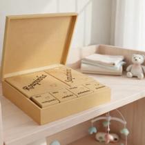 Caixa lembrancinha kit maternidade madeira mdf cru bebê Caixa lembrancinha kit maternidade madeira mdf cru bebê