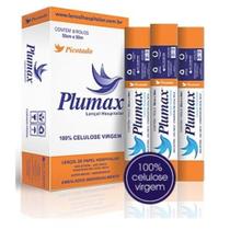 Caixa Lençol Hospitalar Plumax Picotado Laranja 50Cm X 50M com 6 rolos