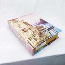 Caixa Livro Book Decorativo Maior Paisagem Antiga Luxo