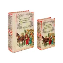 Caixa Livro com 2 Peças Santa Claus Kids - Goods Br