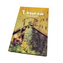 Caixa Livro Decorativa Amarela Veneza 26X17X4Cm - Inigual
