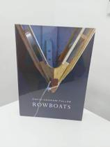 Caixa Livro Decorativa Azul Marinho Row Boats Grande 30 cm