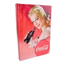 Caixa Livro Decorativa Coca Cola Vermelho 25X17X4Cm Retro - Inigual