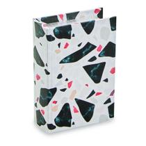 Caixa Livro Decorativa em Canvas Estampada 11069 Mart