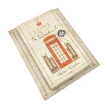 Caixa Livro Decorativa I Love London 30/26Cm Kit 2Pc