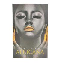 Caixa Livro Decorativa Preta Beleza Africana 26X17X4Cm