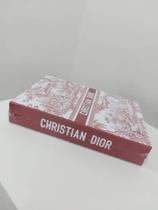 Caixa Livro Decorativa Vinho Christian D1or Grande 30 cm