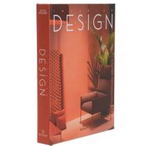 Caixa Livro Decorativo MDF Design Vermelho 32cm