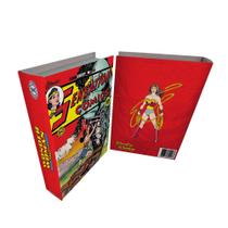 Caixa Livro Madeira DC Wonder Woman Colorida