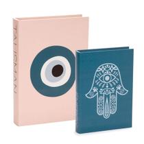 Caixa Livro Talisman 2 Peças 32cmx23cmx5,5cm