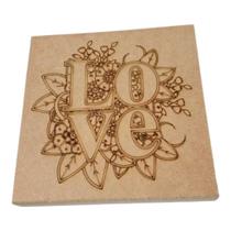Caixa Love para Presentear 15X15X5 MDF Artesanato