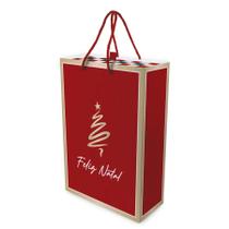 Caixa Luva Com Alça - Louvre - Cromus Natal - 1 unidade - Rizzo