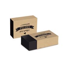 Caixa Luva Felizes para Sempre 9,2x6,5x3,9cm - 08 unidades - Cromus - Rizzo Embalagens