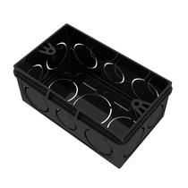 Caixa luz 4x2 tigre preta