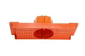 Caixa Luz Suporte P/ Laje Octogonal 27, 30cm Plasled Laranja