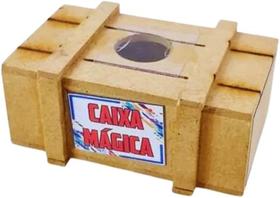 CAIXA MÁGICA MDF - "Experimente abri-la" (OUTROS JOGOS: truque, quebra-cabeça, diversão)