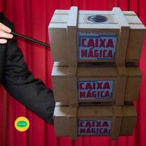 CAIXA MÁGICA MDF - "Experimente abri-la" (OUTROS JOGOS: truque, quebra-cabeça, diversão)