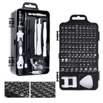 Caixa Maleta de Ferramenta 115 Peças Celular Telefone Conserto Precisao Chave de Fenda Manutençao Reparo Profissional Eletromestico Aparelho Computado