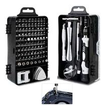 Caixa Maleta de Ferramenta Celular Telefone Reparo 115 Peças Chave de Fenda Profissional Precisao Conserto Manutençao Aparelho Computador Eletromestic