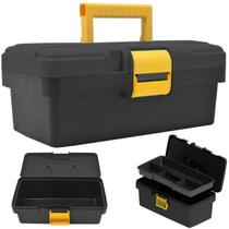 Caixa Maleta De Ferramentas Preta Com Bandeja Organizador Caixa Maleta De Ferramentas Preta Com Bandeja Organizador
