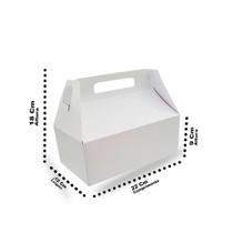 Caixa Maleta de Papel Cartão p/ Festa Escolar, Lancheira/Delivery/Presentes/Lembrancinhas 22x12x9cm