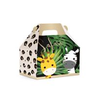 Caixa Maleta Kids - Festa Safari 2 - 10 unidades - Cromus Caixa Maleta Kids - Festa Safari 2 - 10 unidades - Cromus