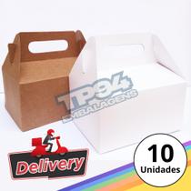 Caixa Maleta para Presentes ou Delivery - Pacote c/ 10 unidades Caixa Maleta para Presentes ou Delivery - Pacote c/ 10 unidades