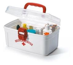 Caixa Maleta Pequena Para Medicamentos Primeiros Socorros Caixa Maleta Pequena Para Medicamentos Primeiros Socorros