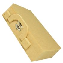 Caixa Maleta Retangular Em Mdf cru Com Alça E Fecho