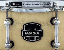 Caixa Mapex Armory Peacemaker Maple Walnut Antique Ivory Figured Wood 14x5,5 Caixa Mapex Armory Peacemaker Maple Walnut Antique Ivory Figured Wood 14x5,5