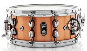 Caixa Mapex Black Panther Predator 14x6 Copper Shell em Cobre com aros Sound Arc Hoop