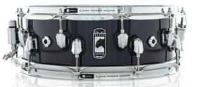 Caixa Mapex Black Panther Razor 14x5 Dark Grey com Casco em Maple com Aros PowerHoop 2.3mm