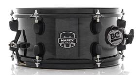 Caixa Mapex New MPX Midnight Black 12x6 Modelo Novo casco com Maple, automático Armory e caneca