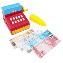 Caixa Máquina Registradora Brinquedo Infantil Dinheiro Fruta - Lua de Cristal