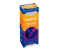 Caixa Marca Texto Fluorescente Grifar Marcar Destacar 12 Un Caixa Marca Texto Fluorescente Grifar Marcar Destacar 12 Un