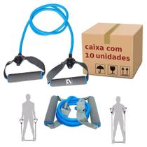 Caixa Master com 10 Elasticos de Treino Exercicio Musculacao Tensao Forte Liveup Sports