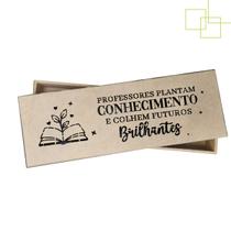 Caixa MDF Com Mensagem Agradecimento Professores Paraninfo Educadores 22x7x3 Caixa MDF Com Mensagem Agradecimento Professores Paraninfo Educadores 22x7x3