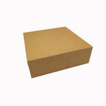 Caixa Mdf Cru 30x30x10 Cm Sem Fecho Para Decorar Presente