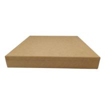 Caixa Mdf Cru 30x30x5 Sem Fecho Com Dobradiças Para Decorar Presente Montagem Cestas