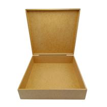 Caixa Mdf Cru 35x35x10 Cm Sem Fecho Para Decorar Presente Caixa Mdf Cru 35x35x10 Cm Sem Fecho Para Decorar Presente