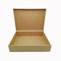 Caixa Mdf Cru 40x30x10 Cm Sem Fecho Para Decorar Presente