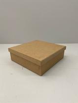 Caixa mdf cru lisa 25x25x8