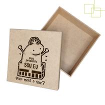 Caixa MDF Decorada Divertida 15x15x5 Temas Romanticos Amor Namorados