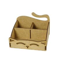Caixa MDF Organizadora Gatinho Porta Treco Pet 3mm Caixa MDF Organizadora Gatinho Porta Treco Pet 3mm