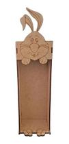 Caixa mdf para Bis coelho Feliz Páscoa Tam: 7L X 6C X 26A CM Cod:PASC027 Caixa mdf para Bis coelho Feliz Páscoa Tam: 7L X 6C X 26A CM Cod:PASC027