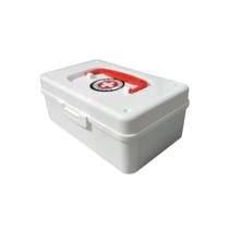 Caixa Medicamentos Mini Plasnorthon 18x11x7 Porta Remédios Plástica Compacta Organização Residencial